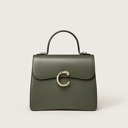 Sac poignée petit modèle, Panthère C de Cartier