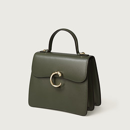 Sac poignée petit modèle, Panthère C de Cartier