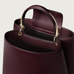 Sac poignée moyen modèle, Panthère Double